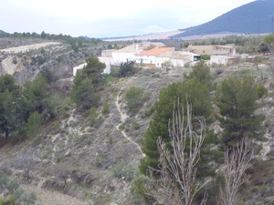 Footpath to our villa